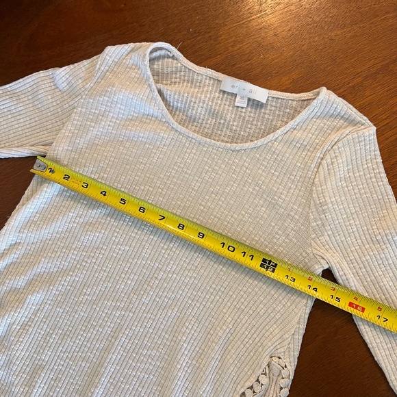 Anthropologie Cream Colour Long Sleeve Top - Picture 6 of 10